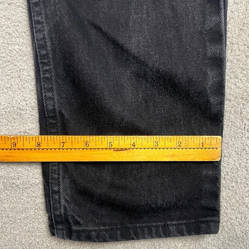 George Denim Jeans Size 33x30 Mens Black Regular Fit Everyday Wear Casual Style